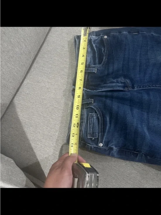 Judy Blue Dark Blue Flare Jeans Size 7/28 - Picture 10 of 13